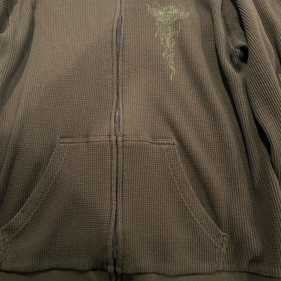 HD hoodie army green - Picture 3 of 4